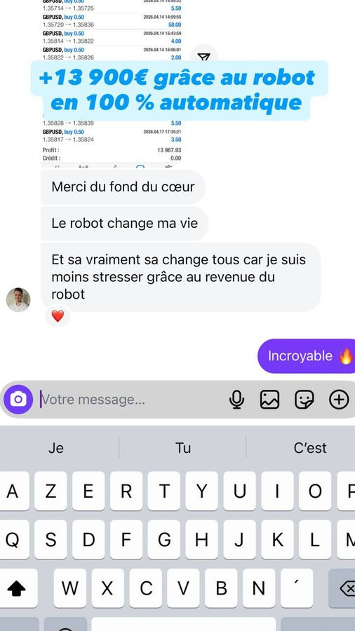 Témoignage membre : +13 900€ grâce au robot MKD