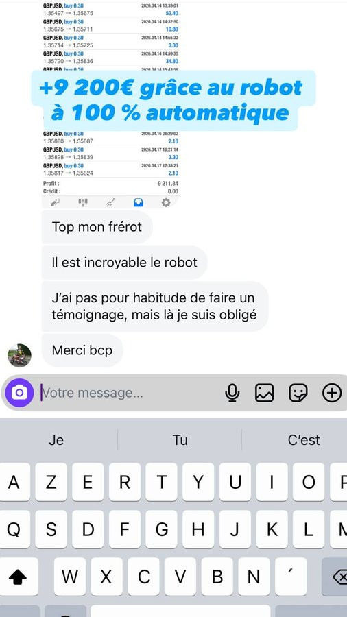 Témoignage membre : +9 200€ grâce au robot MKD