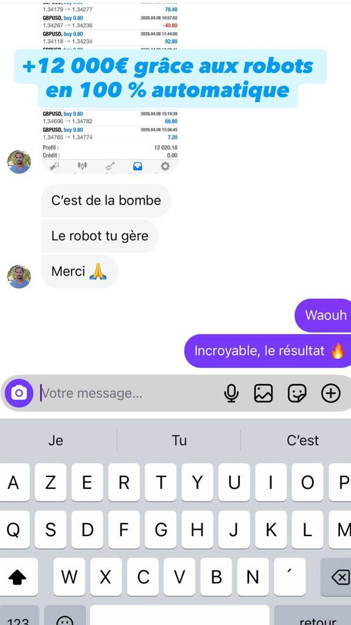Témoignage membre : +12 000€ grâce au robot MKD