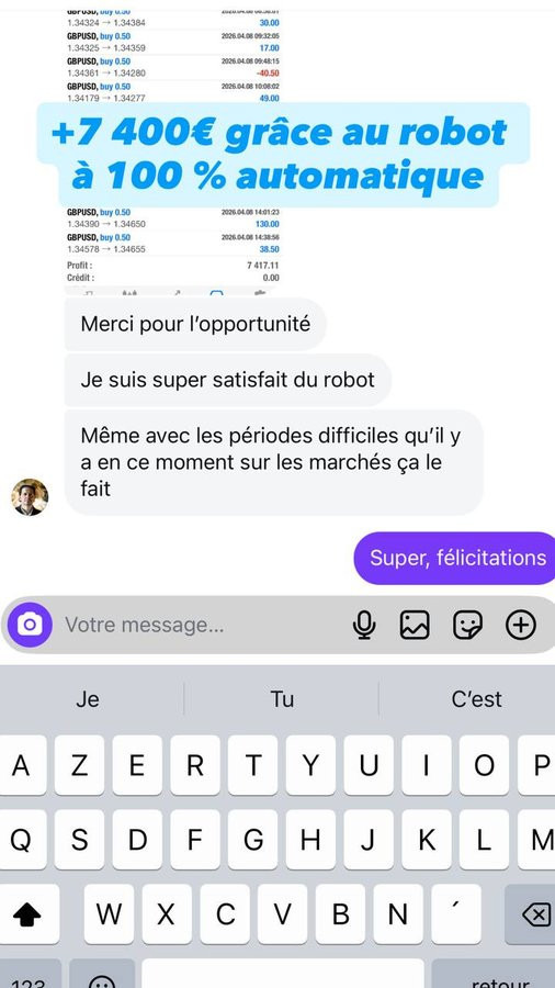 Témoignage membre : +7 400€ grâce au robot MKD