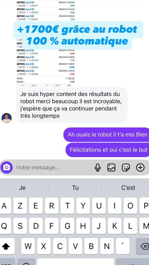 Témoignage membre : +1 700€ grâce au robot MKD